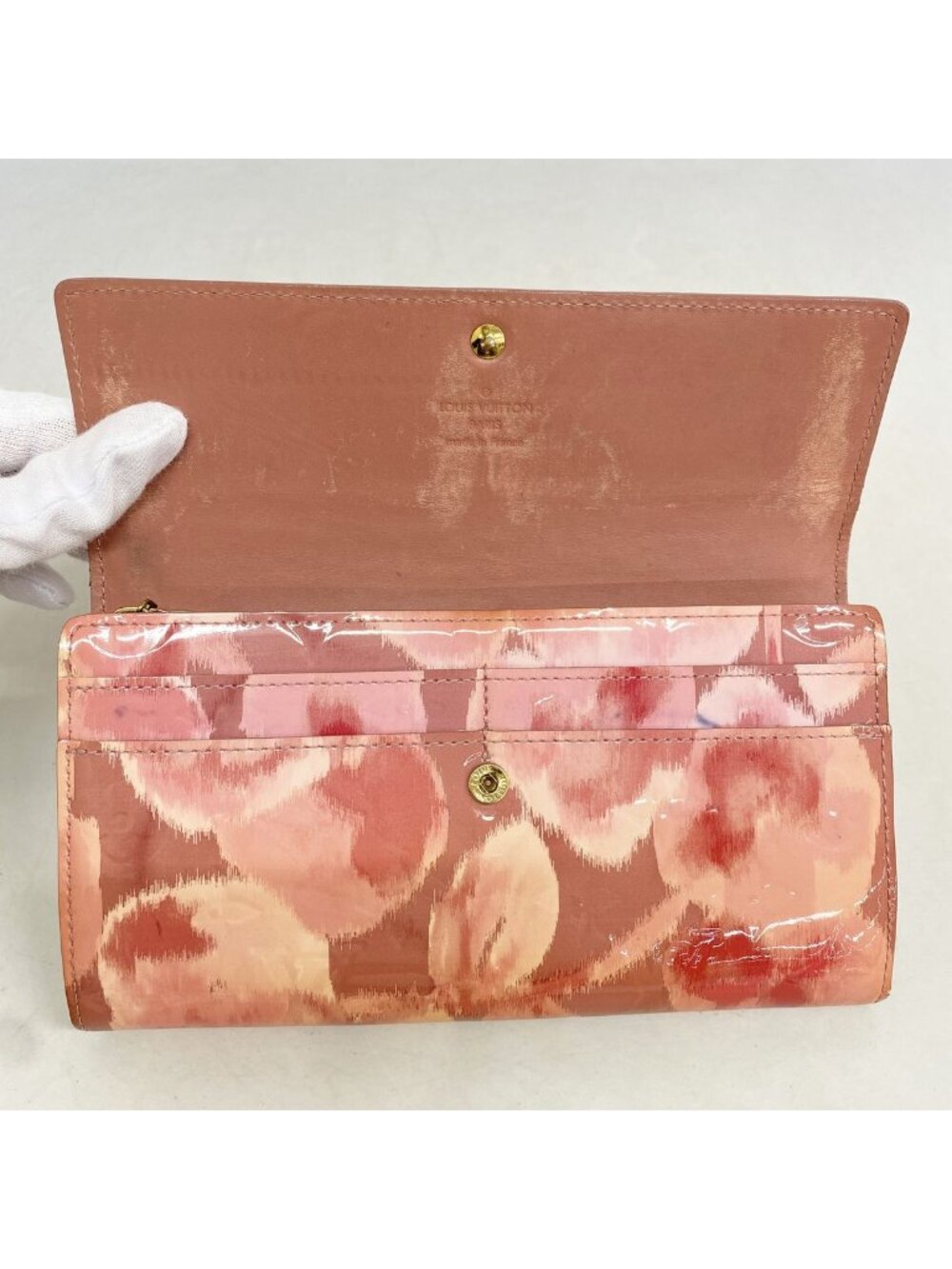 Louis Vuitton Wallet Ikat Flower Portefeuille Sarah Rose Vereur - Picture 10 of 11